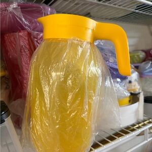 Tupperware Yellow Pitcher